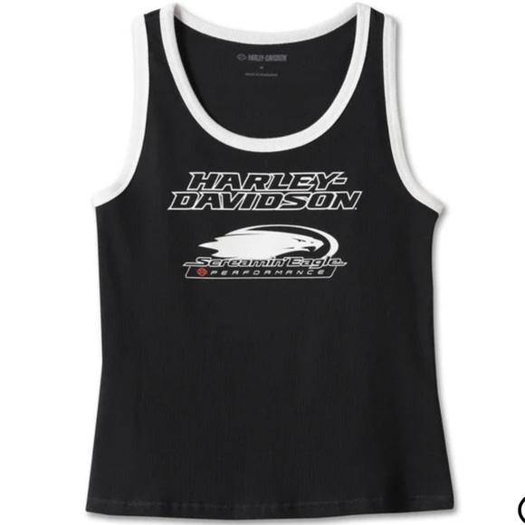 Harley-Davidson Tops - Harley-Davidson Women's Screamin' Eagle Ribbed Tank Top - 2XL